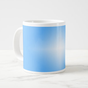 Pale Blue Diamond Shine Jumbo-Tasse