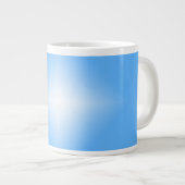 Pale Blue Diamond Shine Jumbo-Tasse (Vorderseite Rechts)