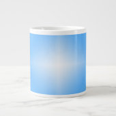 Pale Blue Diamond Shine Jumbo-Tasse (Vorderseite)