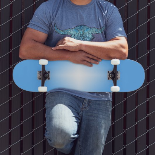 Pale Blue Diamond Shine Skateboard (Außenbereich 3)