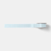 Pale Blue Gingham Satinband (Vorderseite)