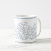 Pale Blue Paisley Tasse (VorderseiteRechts)