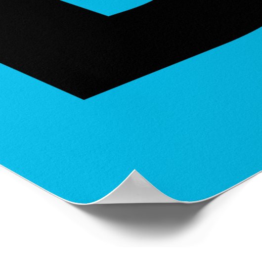 Pale Blue Poster (Ecke)