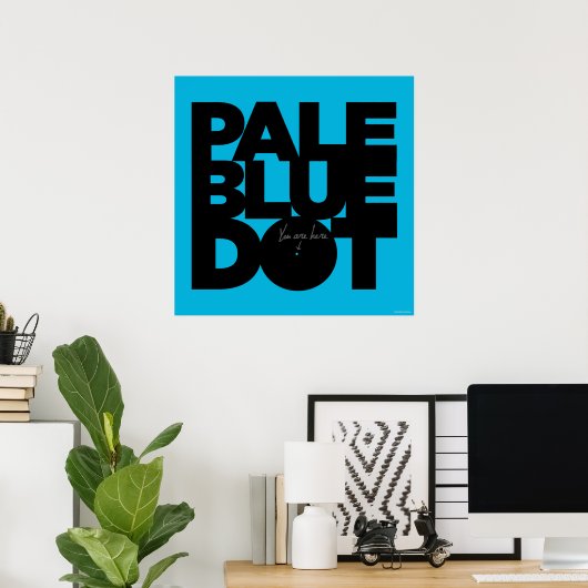 Pale Blue Poster (Heimbüro)