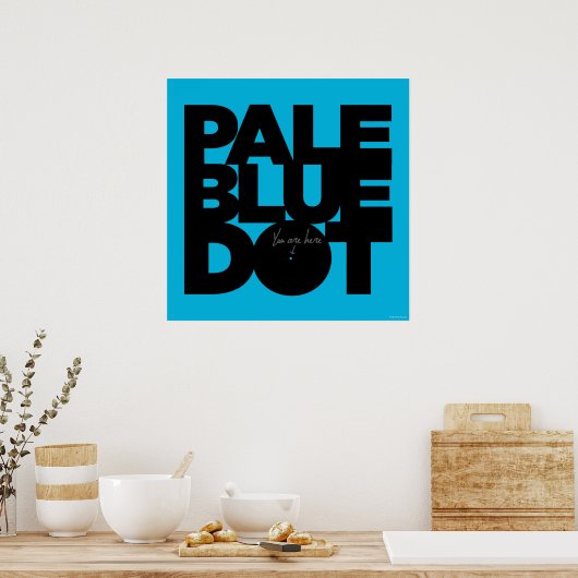 Pale Blue Poster (Küche)