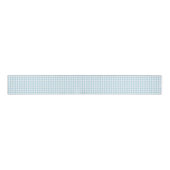Pale Blue Small Gingham Ripsband (Vorderseite)