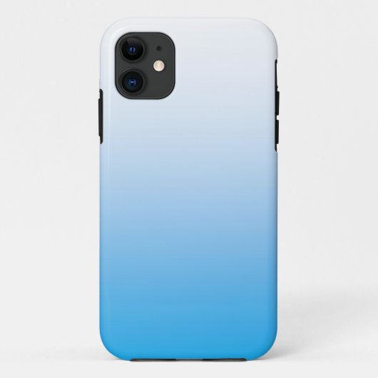 Pale Blue Two Tone iPhone Case (Rückseite)