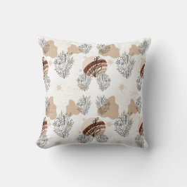 Pale Boho Wildflowers Flowers  Kissen