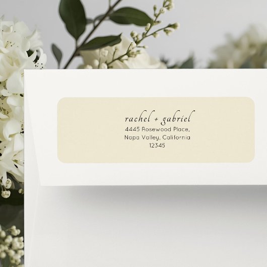 Pale Dusty Yellow | Chic Simple Clean Wedding