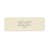 Pale Dusty Yellow | Chic Simple Clean Wedding (Vorne)