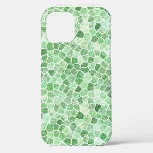 Pale Emerald und Pistachio Cobbled Patchwork Case-Mate iPhone Hülle