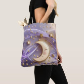 Pale Gold Lavender Moon Luxe Aesthetic Tasche (Von Nahem)