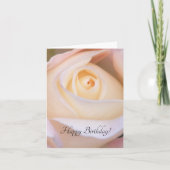 'Pale Gold Rose' Karte (Vorderseite)