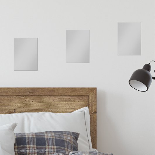 Pale Gray Geometric Pattern - Summer Decor Bilderwand Sets (Schlafzimmer)