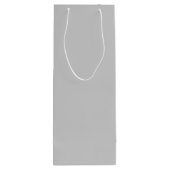 Pale Gray Geometric Pattern - Summer Decor Geschenktüte Für Weinflaschen (Rückseite)