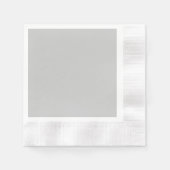 Pale Gray Geometric Pattern - Summer Decor Serviette (Vorderseite)