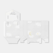 Pale Gray Twinkle Little Star Sky Baby Dusche Geschenkschachtel (Ungefaltet)