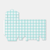 Pale Green Gingham Kariert Zelt Gastgeschenk Gesch Geschenkschachtel (Ungefaltet)