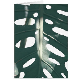 Pale Green Pastel Swiss Pflanze Grußkarte