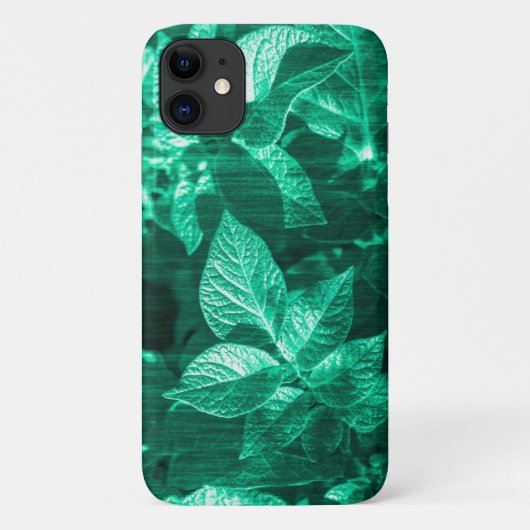 Pale Green Potato Pflanze Blätter iPhone 11 Fall Case-Mate iPhone Hülle (Rückseite)