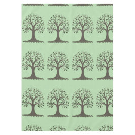 🌳 Pale Green Tree of Life Tablecloth Tischdecke