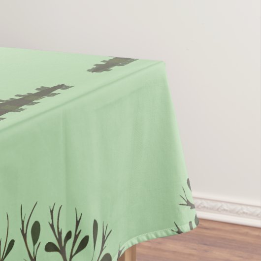 🌳 Pale Green Tree of Life Tablecloth Tischdecke (Beispiel)
