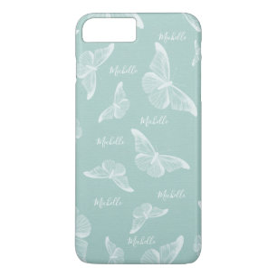 Pale Grüne Schmetterling mit Namen Case-Mate iPhone Hülle