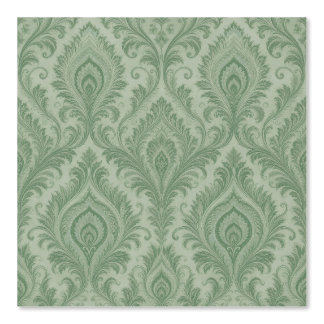 Pale Jade Pfauenfeder-Damaskus | Persisch-A Tapete
