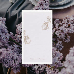 Pale Lavender Personalisiert Chinoiserie Serviette