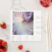 Pale Lila Iris Floral Napkins Serviette (Beispiel)
