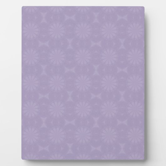 Pale Lilac Pattern Fotoplatte (Vorderseite)