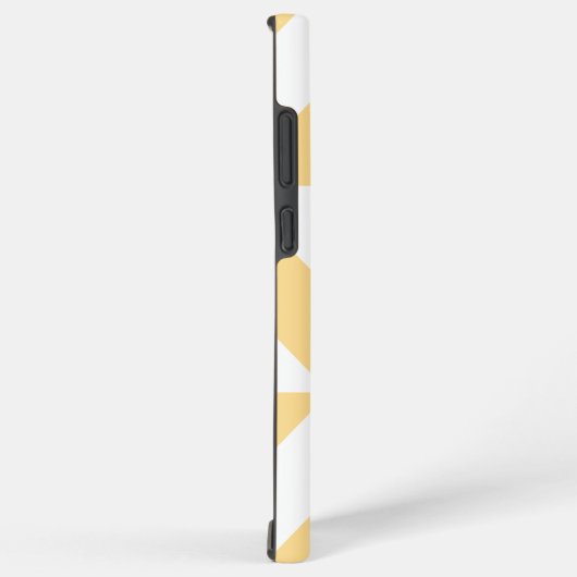 Pale Melon Geometric Deko Cube Pattern Samsung Galaxy Hülle (Rechte Seite)