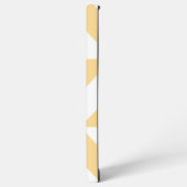 Pale Melon Geometric Deko Cube Pattern Samsung Galaxy Hülle (Linke Seite)