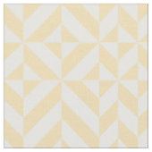Pale Melon Geometric Deko Cube Pattern Stoff (Nahaufnahme)