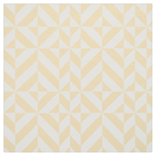 Pale Melon Geometric Deko Cube Pattern Stoff (Muster)
