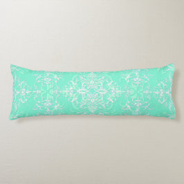 Pale Minze grüne doppelte Damaske Seitenschläferkissen