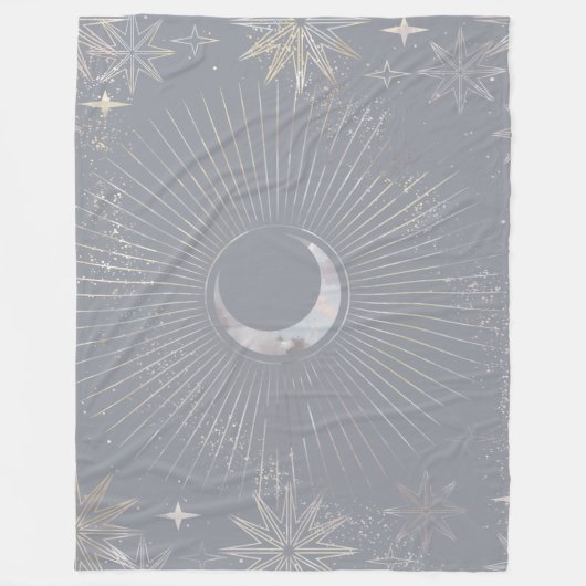 Pale Moon Burst Fleecedecke (Vorderseite)