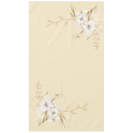 Pale Moon und Boho Floral Corners Tischdecke
