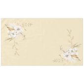 Pale Moon und Boho Floral Corners Tischdecke (Vorderseite (Horizontal))