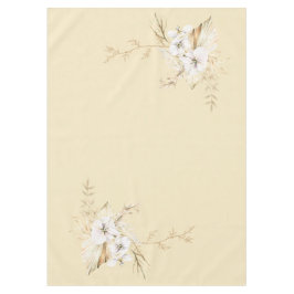 Pale Moon und Boho Floral Corners Tischdecke