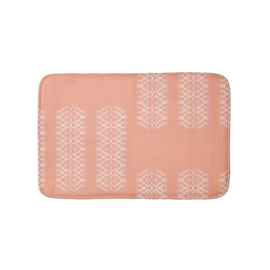 Pale Orange Bath Mat Badematte (Vorderseite)