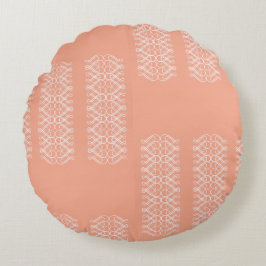 Pale Orange Round Pillow Rundes Kissen