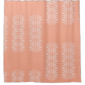 Pale Orange Shower Curtain Duschvorhang (Vorderseite)