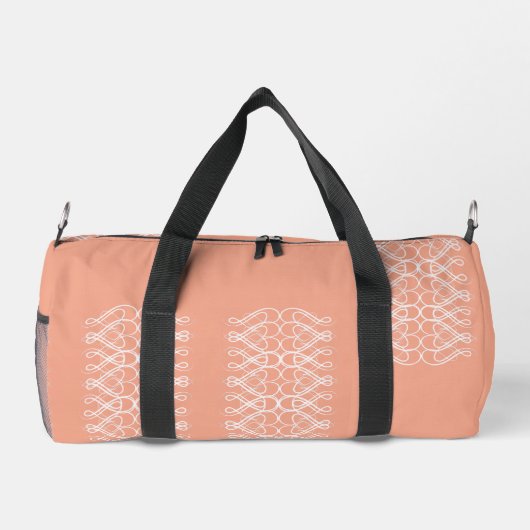 Pale Orange Small Duffle Bag (Rückseite)