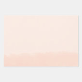 Pale Orange Watercolor Abstract Geschenkpapier Set (Vorderseite 2)