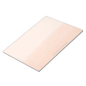 Pale Orange Watercolor Abstract Notizblock (angewinkelt)