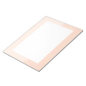 Pale Orange Watercolor Abstract Notizblock (angewinkelt)
