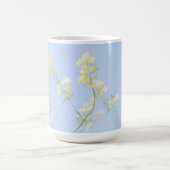 Pale Pastel Blue Sky Wilde Blume Meadow Kaffeetasse (Mittel)