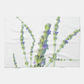 Pale Pastel Lila Lavender Blume Décor Geschirrtuch (Horizontal)
