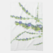 Pale Pastel Lila Lavender Blume Décor Geschirrtuch (Vertikal)